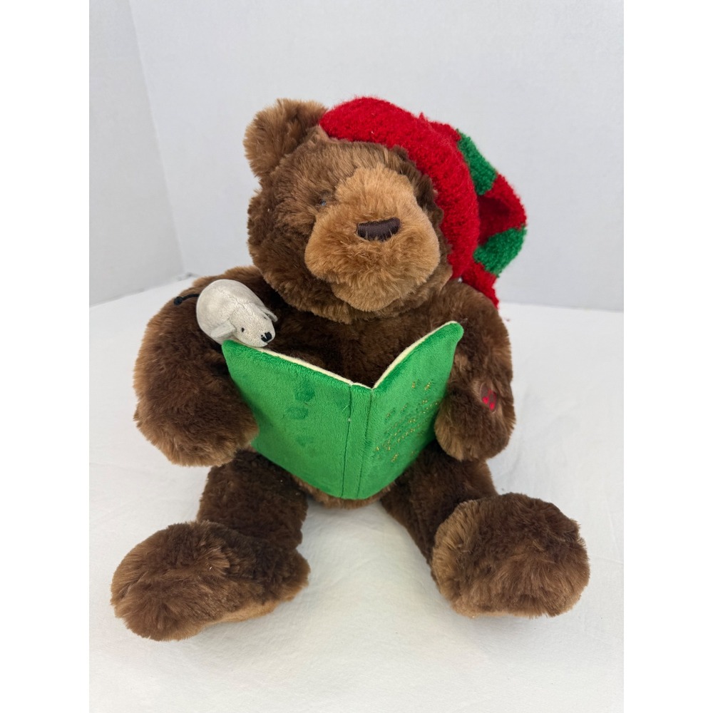 Gund Storytime Bear 88754 Musical Plush Twas the Night Before Christmas 2008‎
